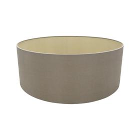 D0284  Sigma 60cm Dual Faux Silk Fabric Shade Taupe, Halo Gold